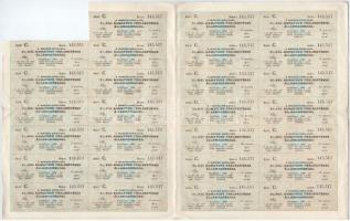 Budapest 1942. "A Magyar Királyság 3%-kal Kamatozó Törlesztéses Államadóssága" kötvénye 10...