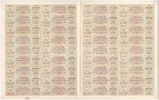 Budapest 1942. "A Magyar Királyság 3%-kal Kamatozó Törlesztéses Államadóssága" kötvénye 10...