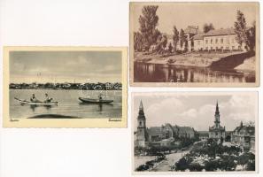 20 db RÉGI történelmi magyar város képeslap vegyes minőségben / 20 pre-1945 historical Hungarian tow...
