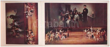 Pyongyang, Pjongjang; - Epopee Musicale et Choregraphique - Notre patrie glorieuse - Modern Észak-ko...