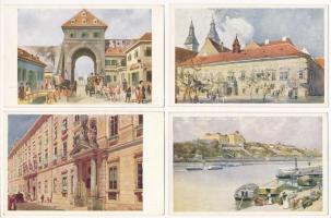A régi Budapest III. sorozat. Kiadja a Műemlékek Országos Bizottsága - képeslapfüzet 25 képeslappal / postcard booklet with 25 postcards