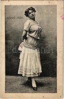 Bánó Irén opera- és operett-énekesnő (szoprán) + 1909 ERZSÉBETFALVAI MUNKÁS TESTEDZŐ KÖR