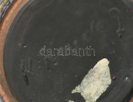 Retró kerámia váza, jelzett, csorba. m: 27,5 cm