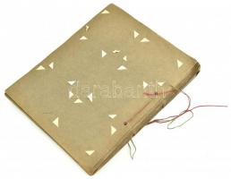 cca 1940 Tündérvásár Nagymagyaroroszágért 200 db gyűjtőkép mappába helyezve, feliratozva