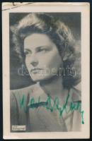 Karády Katalin (1910-1990) színésznő aláírt kis fotó 4x6 cm