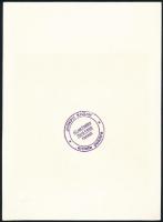 Joseph Kádár (1936-2019): Hommage a Le Corbusier. Szitanyomat, papír, jelzett, számozott (35/100). H...