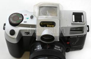 Canyon View 50mm filmes fényképezőgép modell C. Tokban. Tartóval és vakuval, vászon táskában