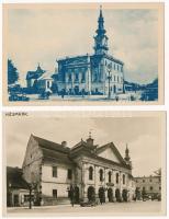 Késmárk, Kezmarok; - 4 db RÉGI város képeslap (egyiken mozi) / 4 pre-1945 town-view postcards (one with cinema)