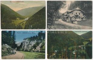 Koritnyica, Korytnica; - 4 db RÉGI város képeslap / 4 pre-1945 town-view postcards