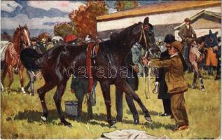 Lóverseny / Horse race. B.K.W.I. 493-2. s: Ludwig Koch