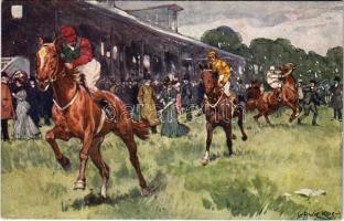 Lóverseny / Horse race. B.K.W.I. 493-6. s: Ludwig Koch