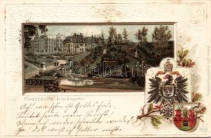 Magdeburg Louisengarten Emb. Litho (EK)