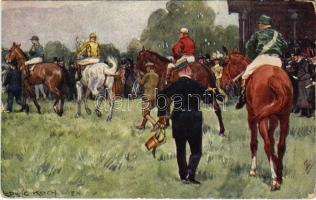 Lóverseny / Horse race. B.K.W.I. 493-1. s: Ludwig Koch