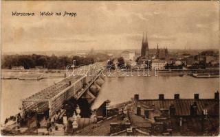 Warszawa, Varsovie, Varsó, Warschau, Warsaw; Widok na Prage / general view, bridge (EK)