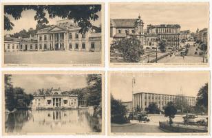 Warszawa, Varsovie, Varsó, Warschau, Warsaw; - 6 db RÉGI város képeslap / 6 pre-1945 town-view postcards