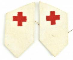 cca 1930 Vöröskeresztes vállap párban