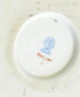 Herendi Viktória mintás körmös mini váza, kézzel festett, jelzett, hibátlan, m:20cm