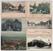 Sümeg - 10 db RÉGI város képeslap / 10 pre-1945 town-view postcards