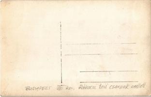 Budapest VIII. Racsinszky János csemege, gyümölcs és élelmiszer üzlete. photo (fl)