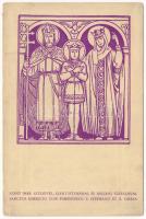 Szent Imre képeslap gyűjtemény kis albumban - 26 db régi képeslap + 1 szentkép / Saint Emeric of Hun...