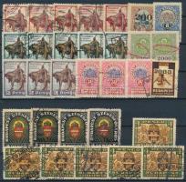 Magyar illetékbélyeg tétel kétoldalas A4-es berakólapon