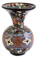 Vallauris kerámia váza, jelzett, kis kopásnyomokkal, m: 14 cm