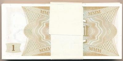 Szovjetunió / Oroszország 1989-1994. 1B "Mavrodi (89x) bankjegyek" T:I,I- 
Soviet Union /...