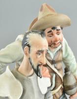 Poema Artistic Cluj Napoca (Kolozsvár) , Don Quijote de la Mancha és hű társa Sancho Panza, festett ...