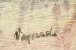 Olvashatatlan jelzéssel: Csendélet. Olaj, karton. 50x35 cm