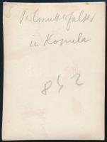 1931 Kinszki Imre (1901-1945) budapesti fotóművész hagyatékából, a szerző által feliratozott vintage...