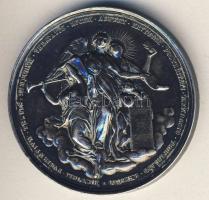 Vatikán 1886. "XIII. Leo pápa" Ag emlékérem 33,84g. Szign.Bianchi T:2 ph. R!