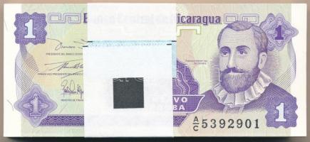 Nicaragua DN (1991) 1c (100x) sorszámkövetők T:I,I- Nicaragua ND (1991) 1 Centavo (100x) consecutive serials C:UNC,AU