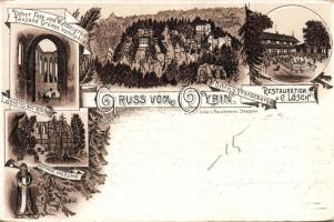 1893!! Oybin with restaurant Litho