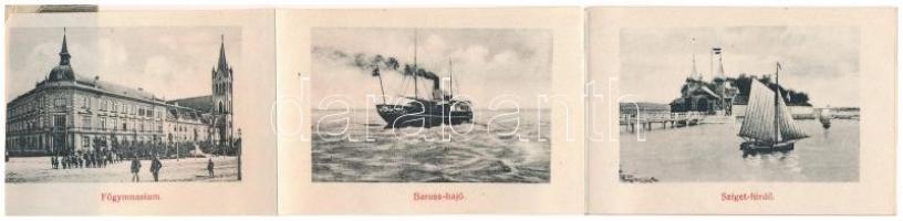 Keszthely, Fő utca, Balatoni Múzeum Egyesület, Gyógyszertár, Zitterbarth Kálmán üzlete. leporellólap...