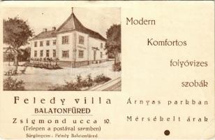 Balatonfüred, Feledy villa. Zsigmond utca 10. (EK)