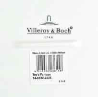 Villeroy Boch karácsonyi porcelántálca, matricás, jelzett, eredeti karton dobozában. 34x22cm