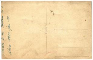 1952 Zalabaksa, Földmívesszövetkezet üzlete az eladókkal. photo (vágott / cut)