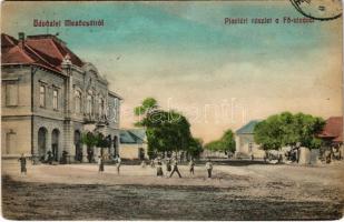 1912 Mezőcsát, Piac tér, Fő utca (EK)