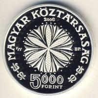 2006. 5000Ft Ag "Bartók Béla" T:PP Díszdobozban!