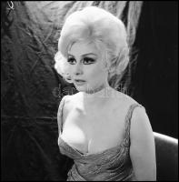 cca 1967 Váradi Hédi (1929-1987) Kossuth-díjas színművésznő portré sorozata, 21 db vintage NEGATÍV, ...