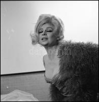 cca 1967 Váradi Hédi (1929-1987) Kossuth-díjas színművésznő portré sorozata, 21 db vintage NEGATÍV, ...