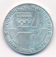Ausztria 1976. 100Sch Ag Innsbruck - XII. téli olimpia / Lesikló sánc T:2 patina Austria 1976. 100 Schilling Ag Winter Olympics Innsbruck / Ski take-off ramp C:XF patina Krause KM#2929