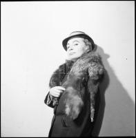 cca 1965 Törőcsik Mari (1935-2021) a Nemzet Színésze és a Nemzet Művésze címmel kitüntetett színművé...