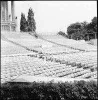 cca 1967 Budapest, Margit-sziget és a szabadtéri színpad, 30 db vintage NEGATÍV, Kotnyek Antal (1921...