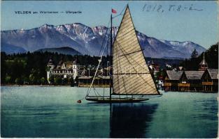 1918 Velden am Wörther See (Kärnten), Uferpartie