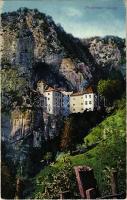 Postojna, Adelsberg; Predjama / Höhlenschloss Luegg / Predjama Castle (built within a cave)