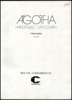 Ágotha Margit (1938-2015 ): Intermediumok IX. Prológus Litográfia (32/100), merített papír, jelzett,...