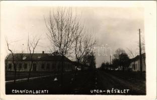 1942 Csanádalberti (Makó), utca. photo