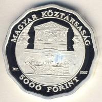 2007. 5000Ft Ag "Debreceni Református Nagytemplom" T:PP Csak 6000db! Díszdobozban, tanúsítvánnyal!
