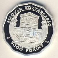 2007. 5000Ft Ag "Debreceni Református Nagytemplom" T:PP Csak 6000db! Díszdobozban, tanúsítvánnyal!